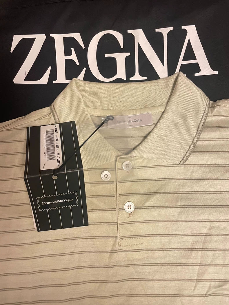 Ermenegildo Zegna Men's Short Sleeve Polo