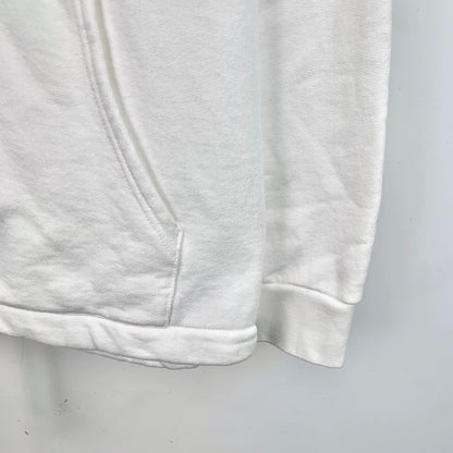 Gucci White Striped Zip Hooded Sweatshirt