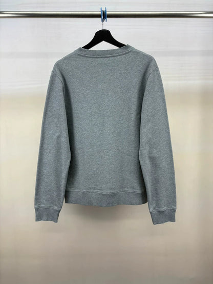 Loewe Gray Logo Embroidery Sweatshirt M