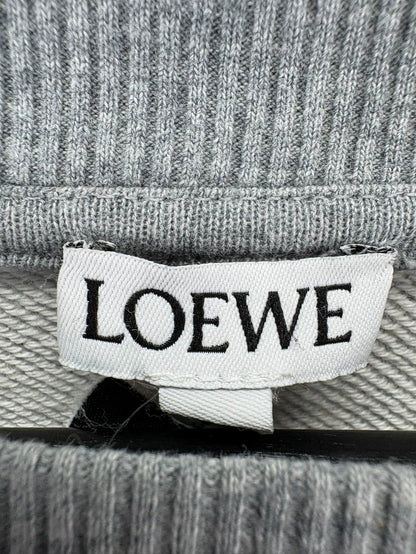 Loewe Gray Logo Embroidery Sweatshirt M