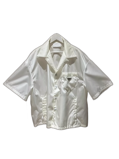 Prada Recycled Nylon Short Sleeve Shirt