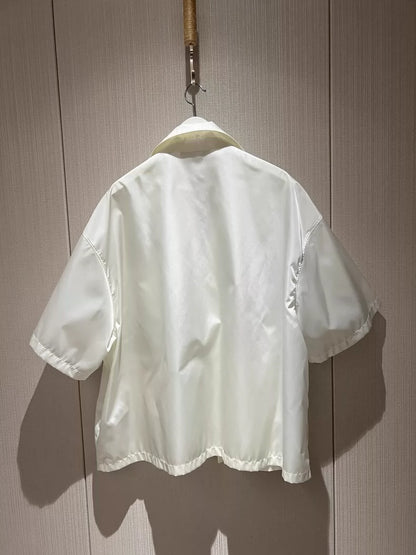 Prada Recycled Nylon Short Sleeve Shirt