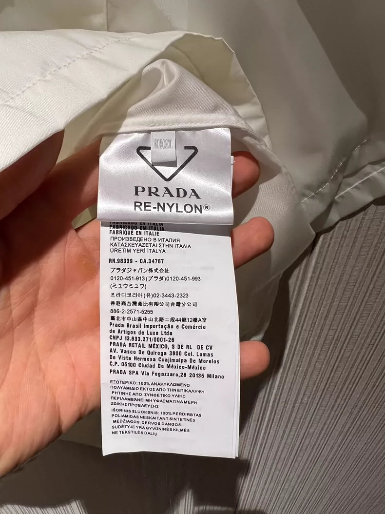 Prada Recycled Nylon Short Sleeve Shirt