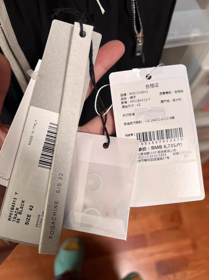 Rick Owens RO22SS Zip-Adjustable Pants