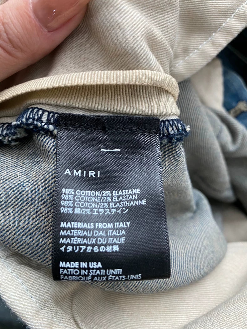Amiri Tactical Cargo Denim Pants