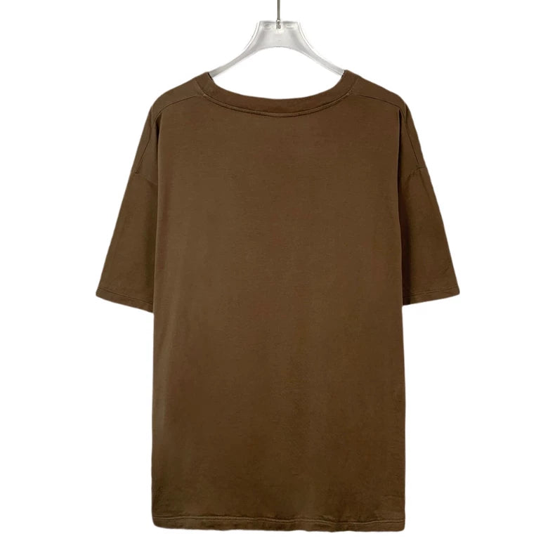 Gucci Brown Logo Cotton T-Shirt Size Medium