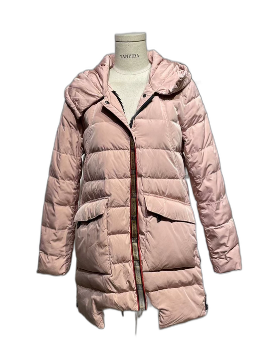 Givenchy Pink Hooded Puffer Coat