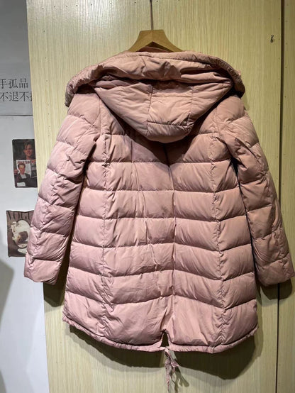Givenchy Pink Hooded Puffer Coat