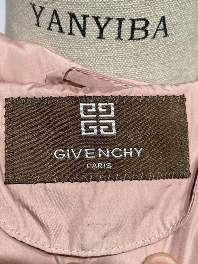Givenchy Pink Hooded Puffer Coat