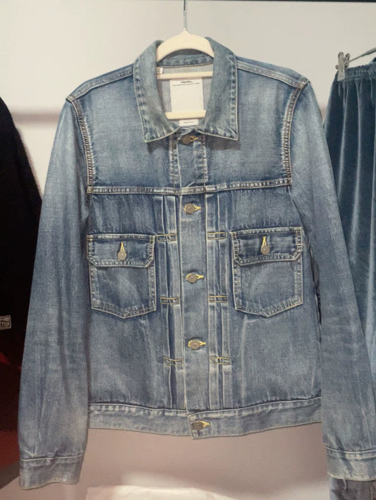 Visvim Denim Jacket with Pocket Details