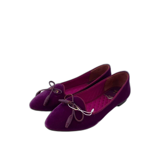 Tom Ford Purple Bow Flat Shoes