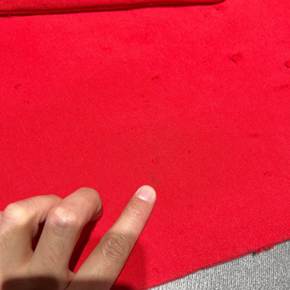 Givenchy Red Distressed Hoodie