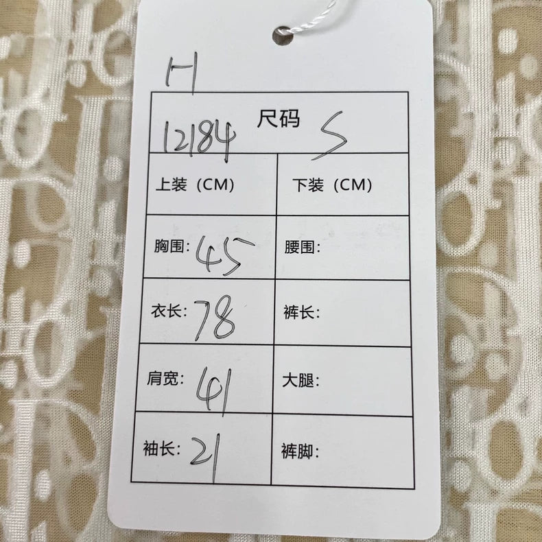 Dior Gradient Logo Print Short Sleeve T-Shirt