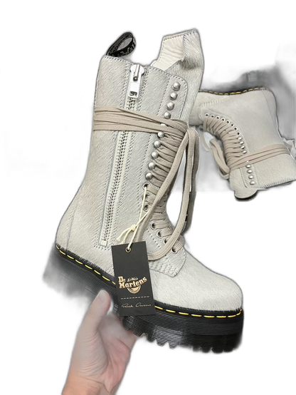 Rick Owens x Dr. Martens Grey Boots-yf