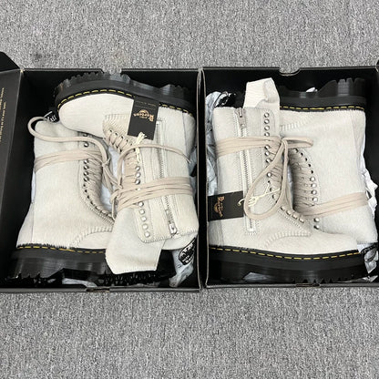 Rick Owens x Dr. Martens Grey Boots-yf