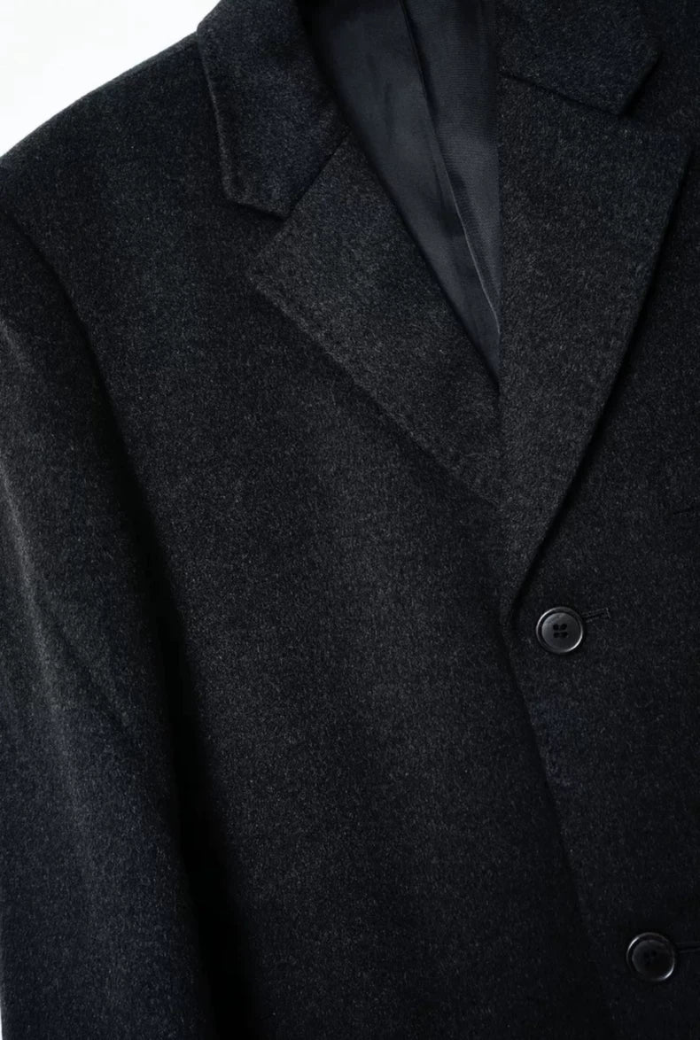Long Cashmere Coat by Yohji Yamamoto