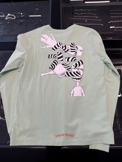 Chrome Hearts Matty Zebra Graffiti Long Sleeve-yf