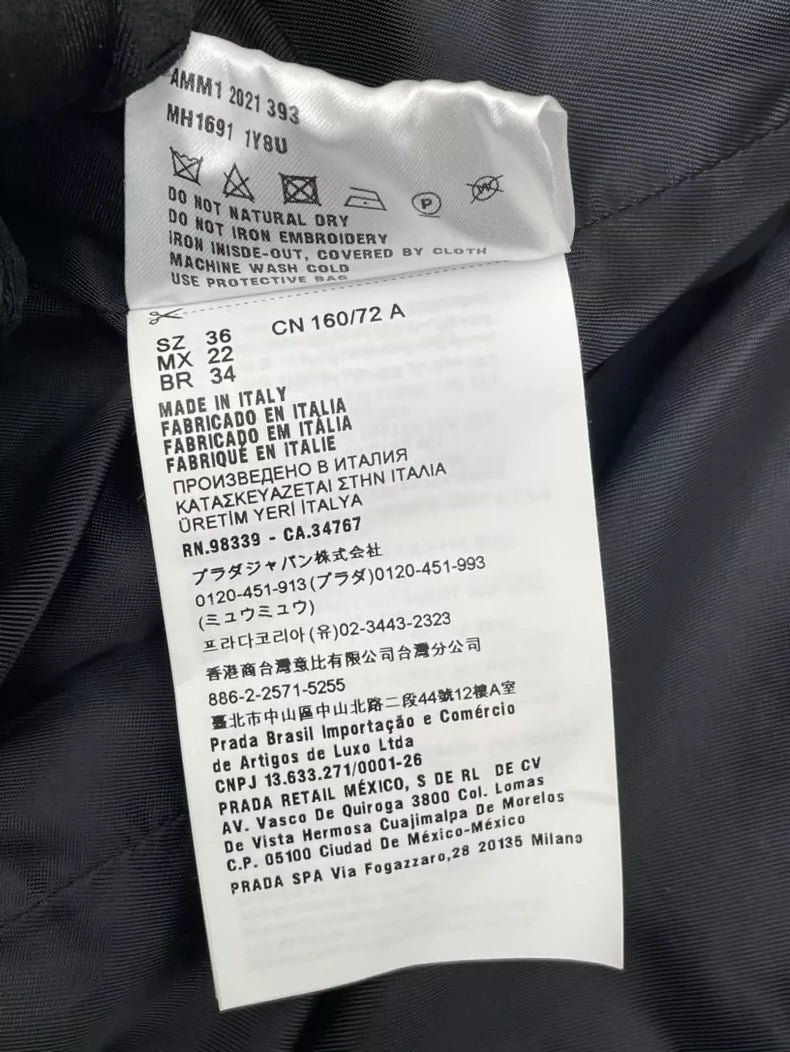 miumiu Crystal Embellished Coat