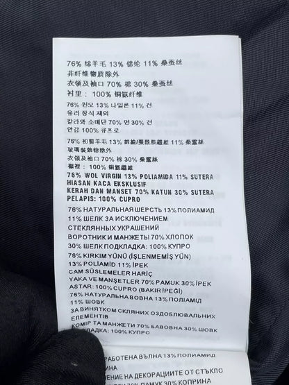 miumiu Crystal Embellished Coat