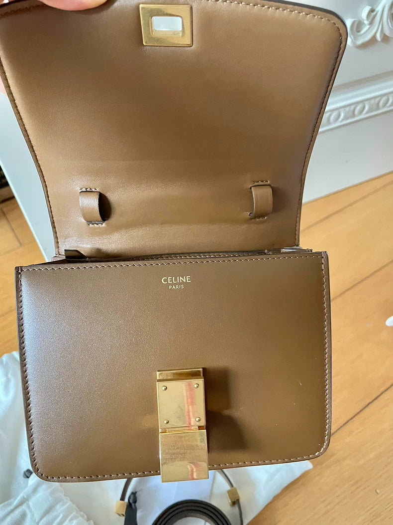Celine Classic Box Bag in Brown Color