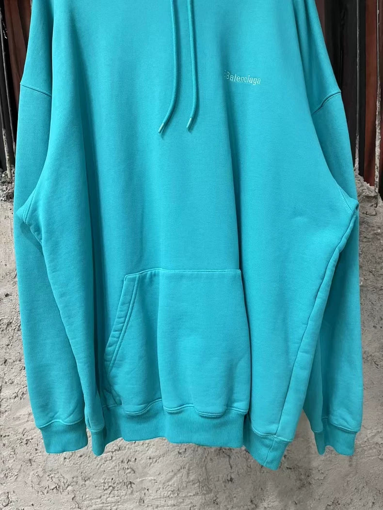 Balenciaga Embroidered Logo Hoodie Sweatshirt