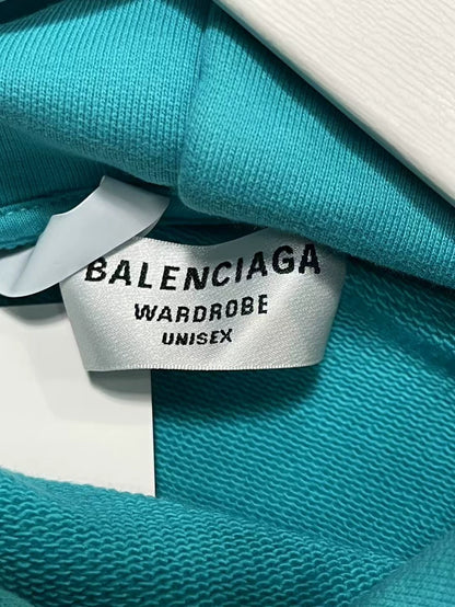 Balenciaga Embroidered Logo Hoodie Sweatshirt