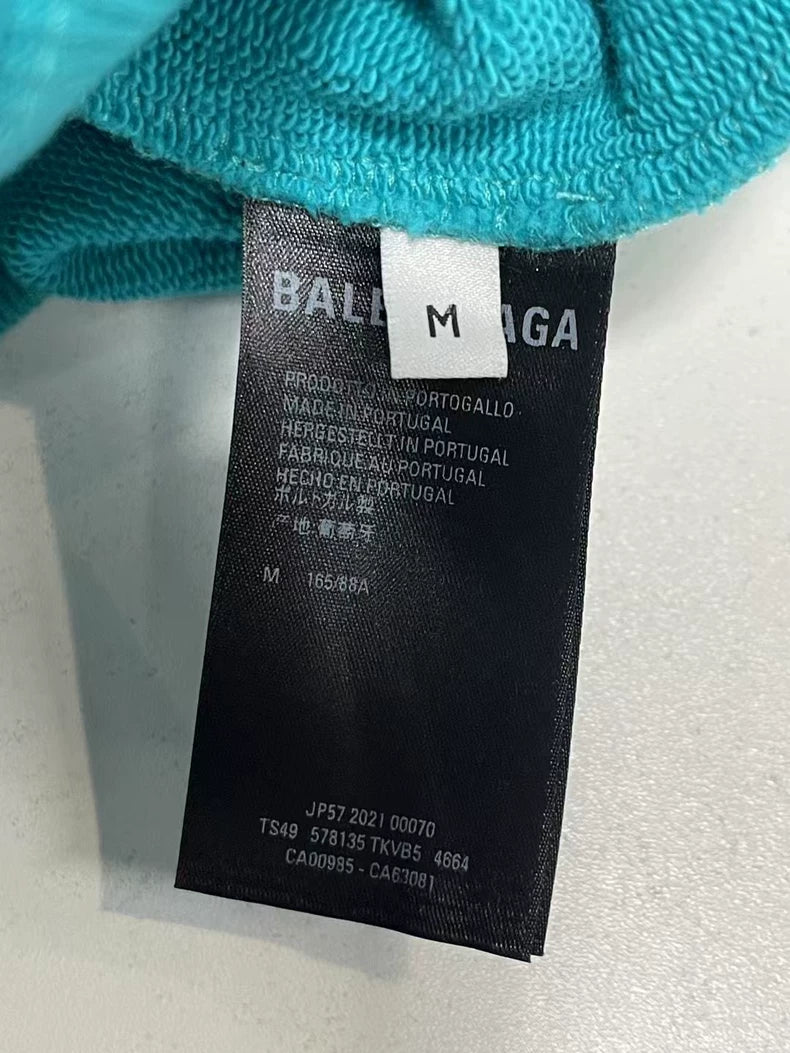 Balenciaga Embroidered Logo Hoodie Sweatshirt