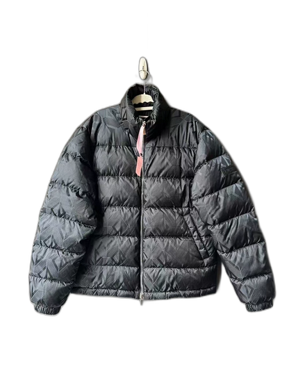 Dior Black Geometric Puffer Jacket