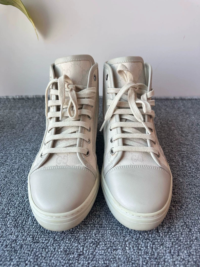 Gucci GG Vintage High-Top Canvas Sneakers