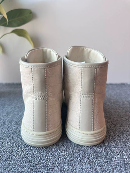 Gucci GG Vintage High-Top Canvas Sneakers