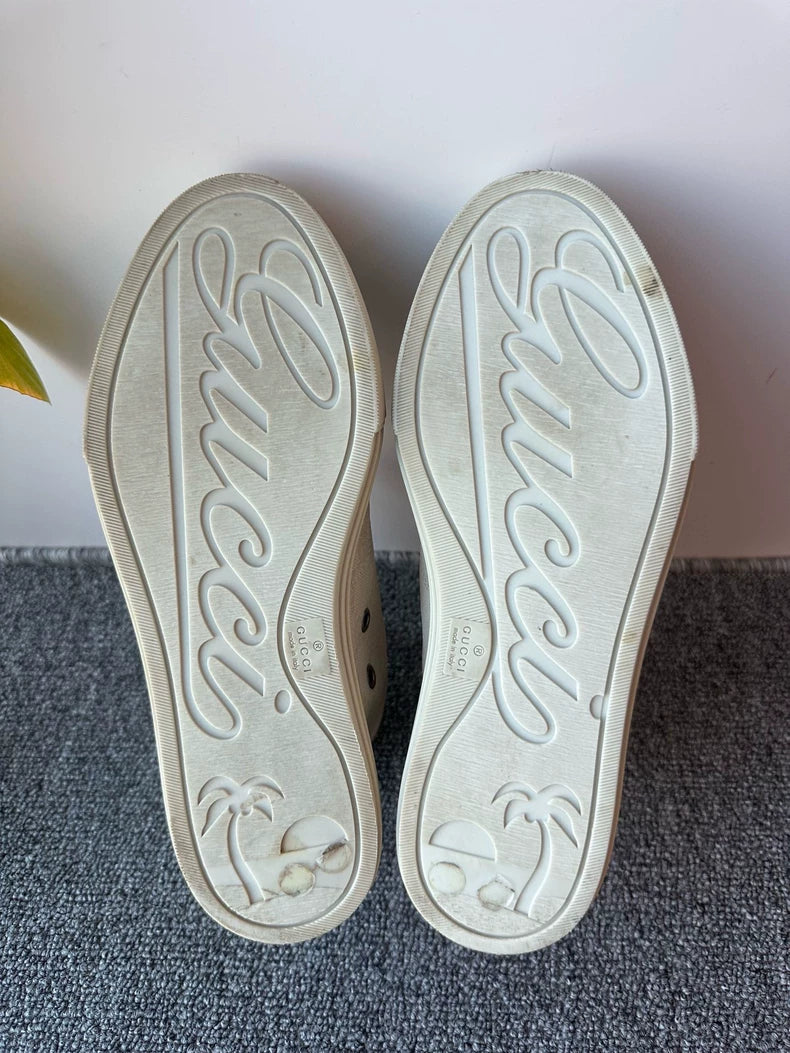 Gucci GG Vintage High-Top Canvas Sneakers