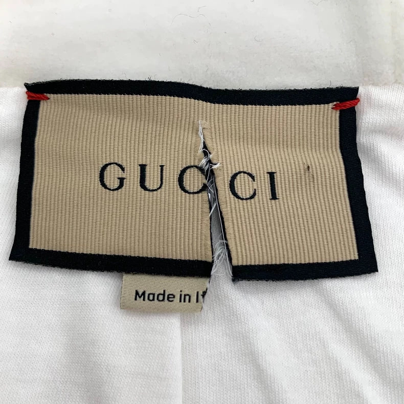 Gucci White Hooded Zip Sweatshirt