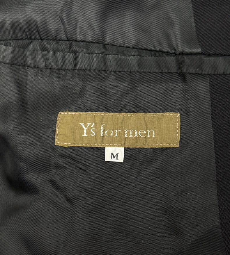 Yohji Yamamoto Black Wool Suit Jacket
