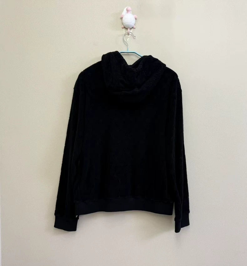 Louis Vuitton Black Logo Zip Jacket