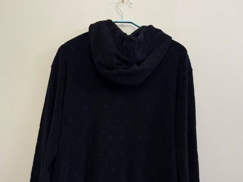 Louis Vuitton Black Logo Zip Jacket