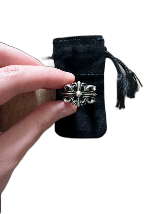 Chrome Hearts Open Cross Flower Ring