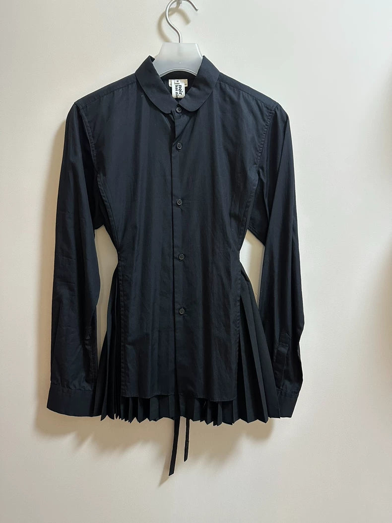 Comme des Garçons Noir Kei Ninomiya Pleated Shirt