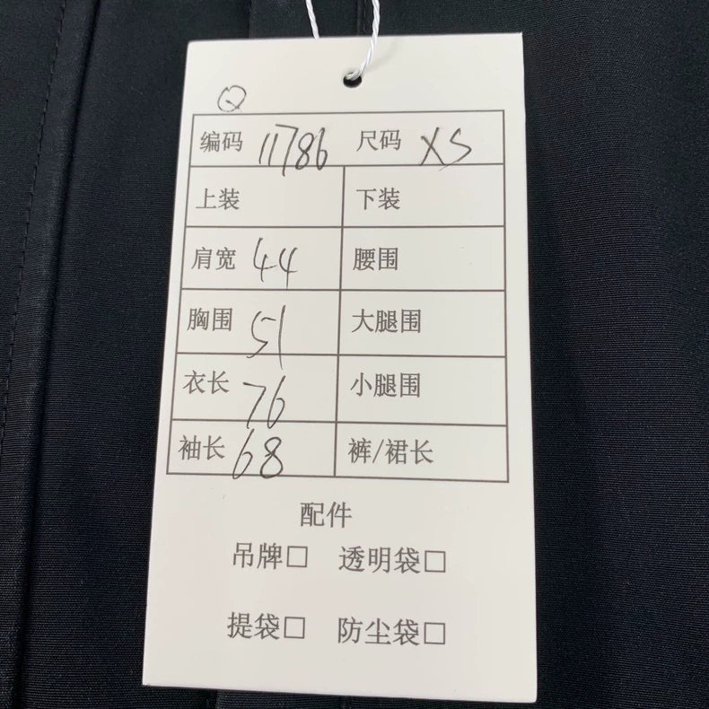 Canada Goose Black Hooded Parka with Fur Trim