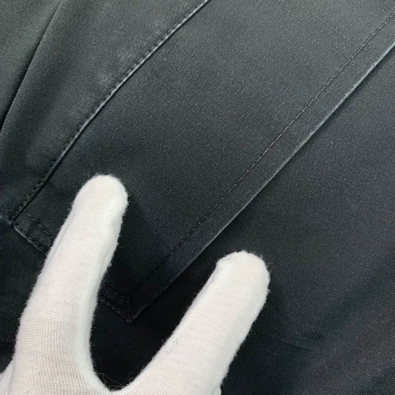 Canada Goose Black Hooded Parka with Fur Trim