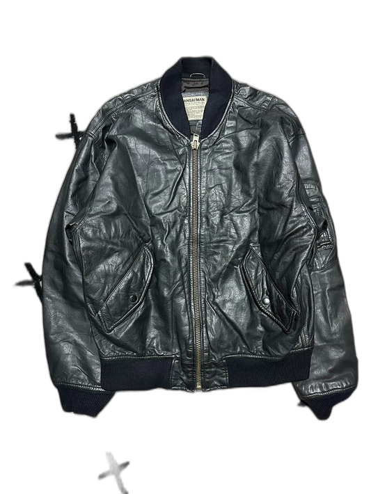 Kansai Yamamoto 90s Leather Bomber Jacket