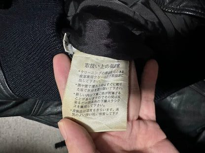 Kansai Yamamoto 90s Leather Bomber Jacket