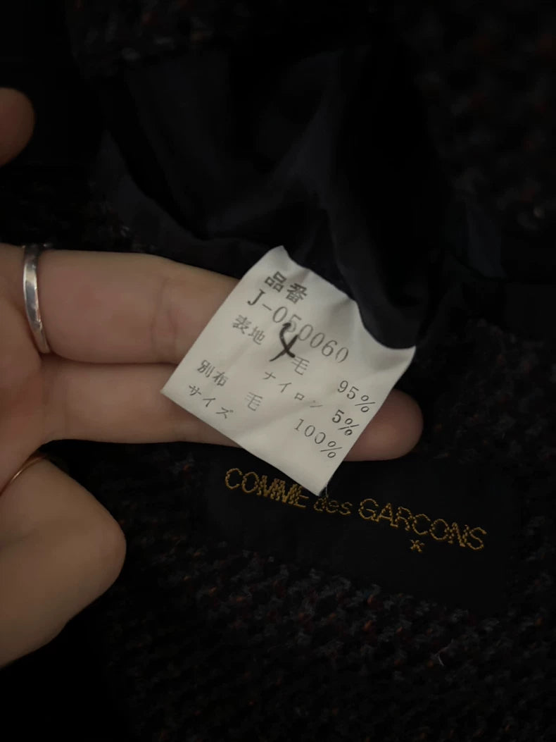 COMME des GARCONS 80s Wool Coat Vintage