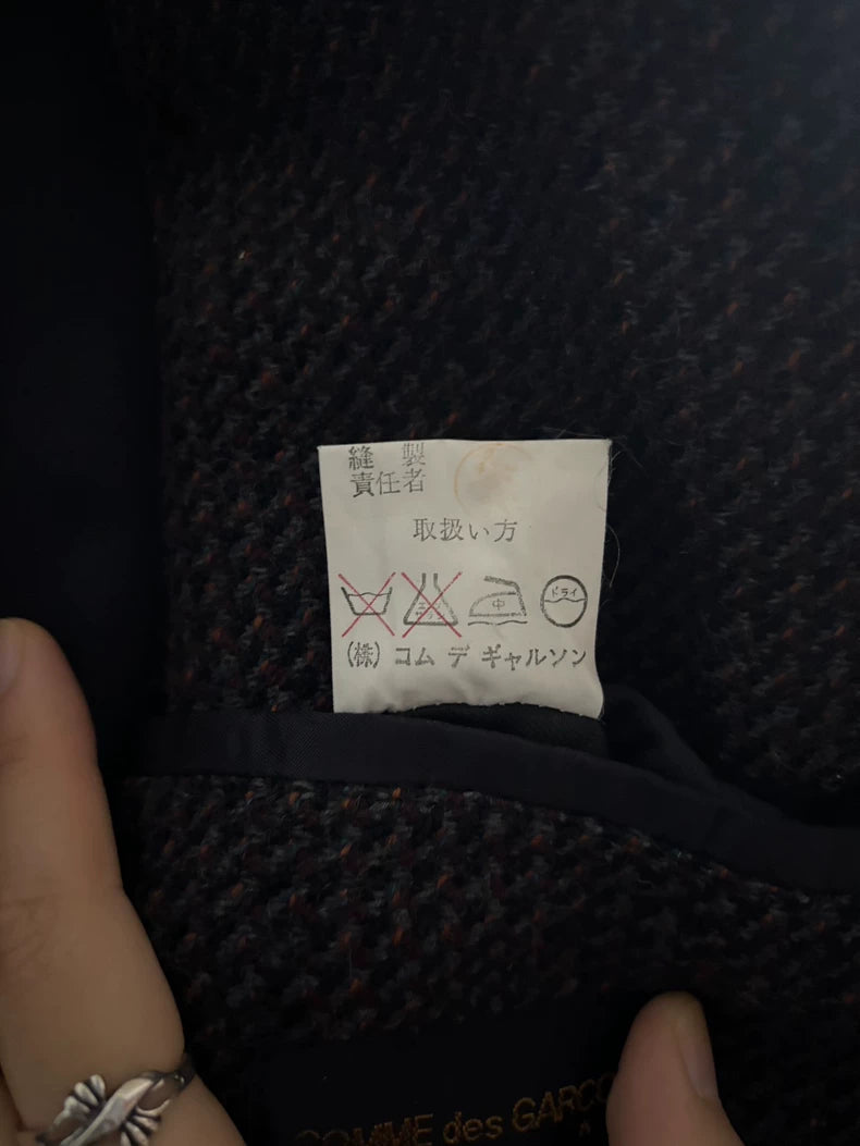 COMME des GARCONS 80s Wool Coat Vintage
