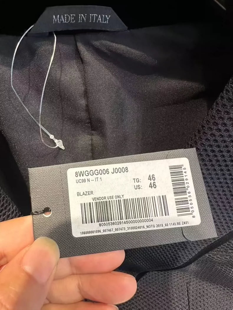 GIORGIO ARMANI Smart Velvet Trim Blazer-zp