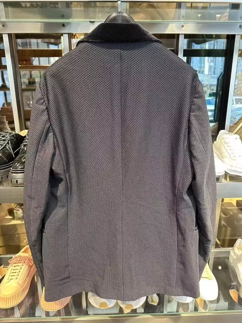 GIORGIO ARMANI Smart Velvet Trim Blazer-zp