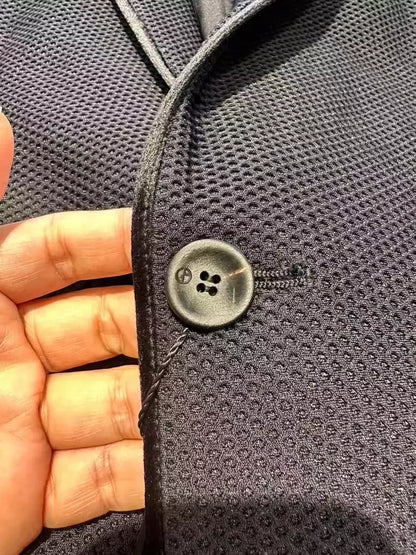 GIORGIO ARMANI Smart Velvet Trim Blazer-zp