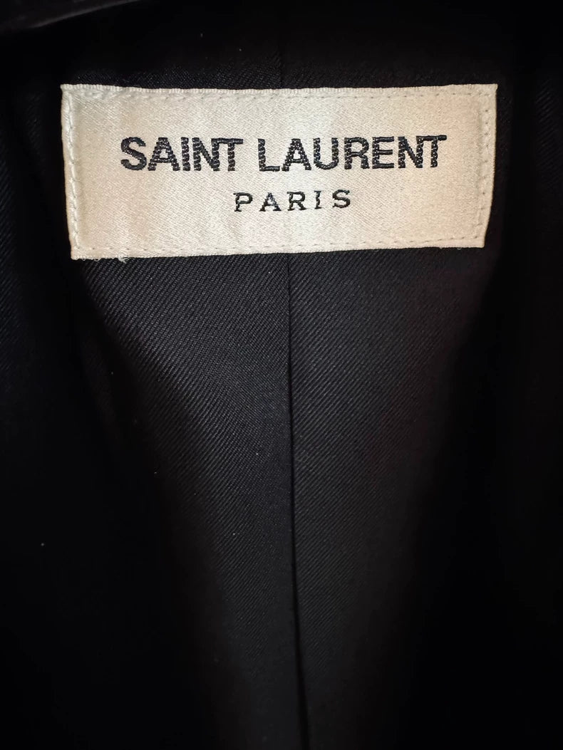 Saint Laurent Double Breasted Suit Coat
