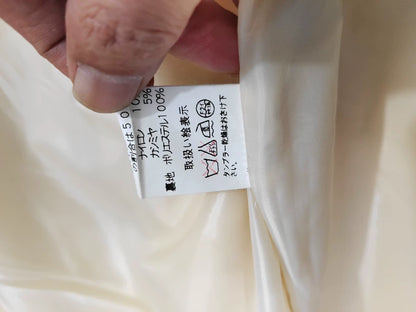 Vintage Prada Beige Long Wool Coat