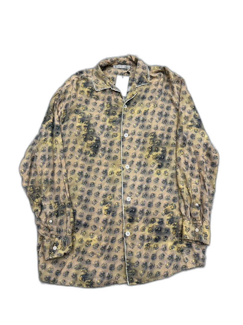 Acne Studios Floral Print Button-Up Shirt