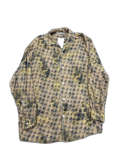 Acne Studios Floral Print Button-Up Shirt